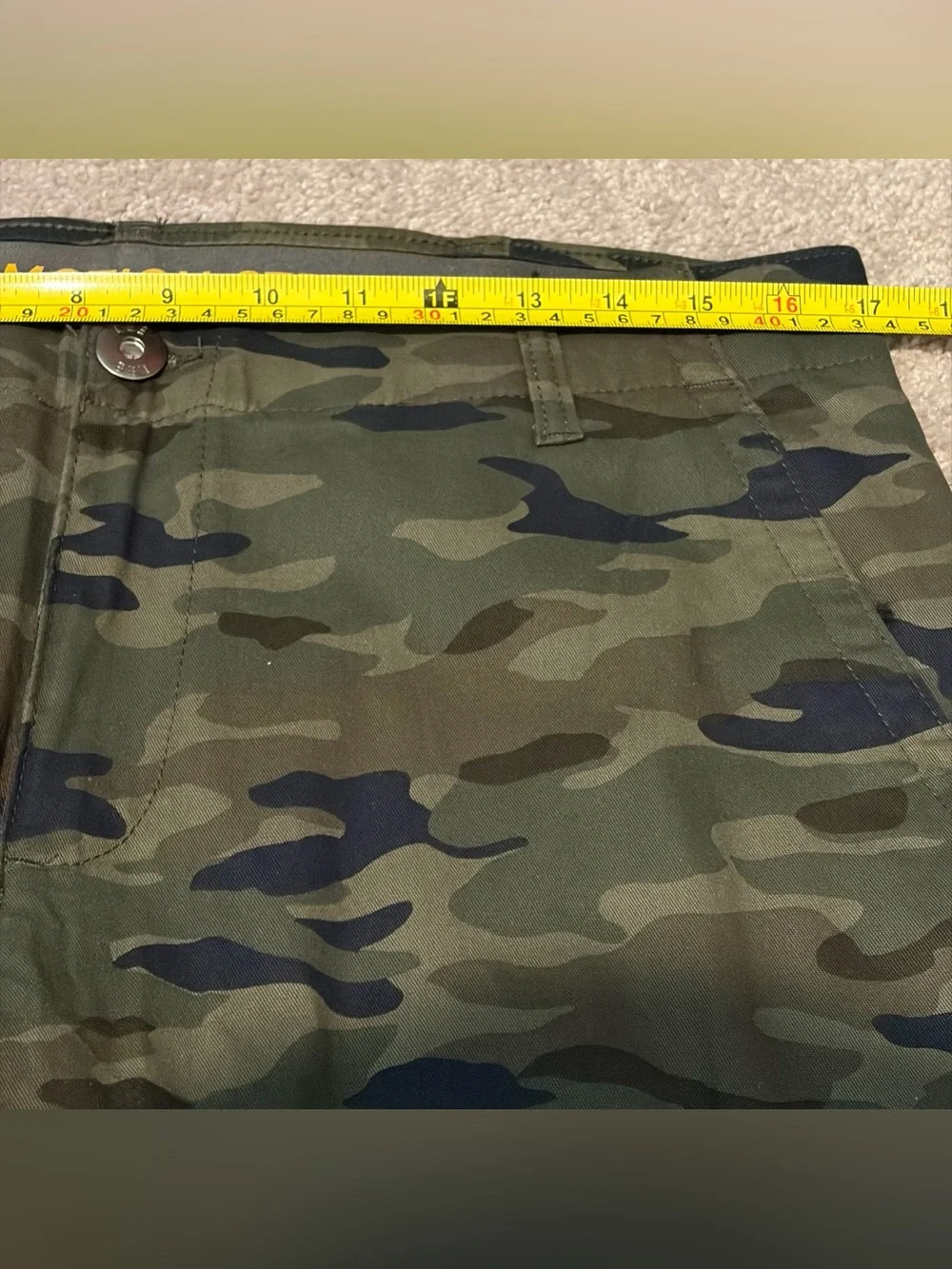 Lee Men’s Motion Stretch Cargo Pant Size 34x32 Camo Straight Leg Performance NWT